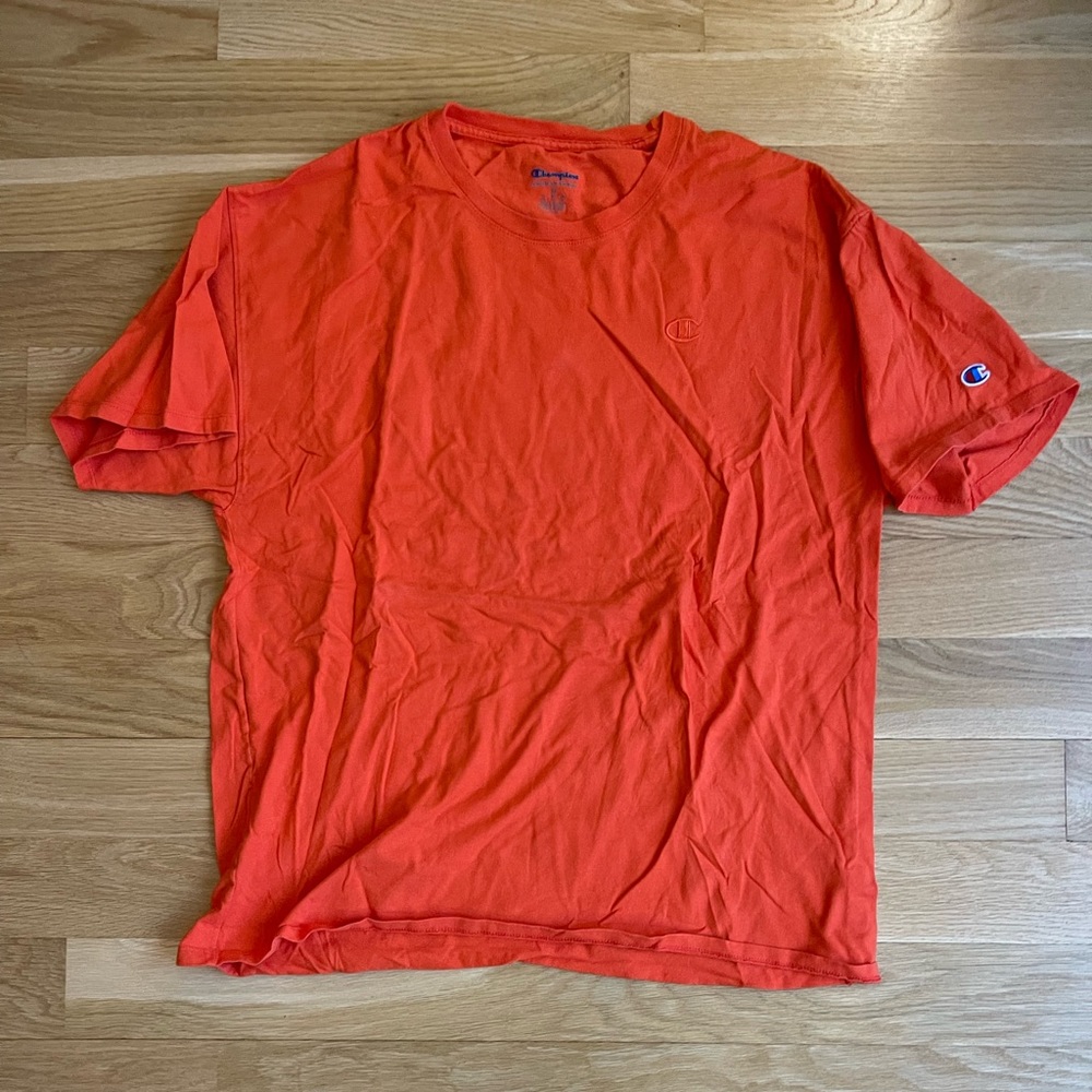 Champion Orange Tee XL